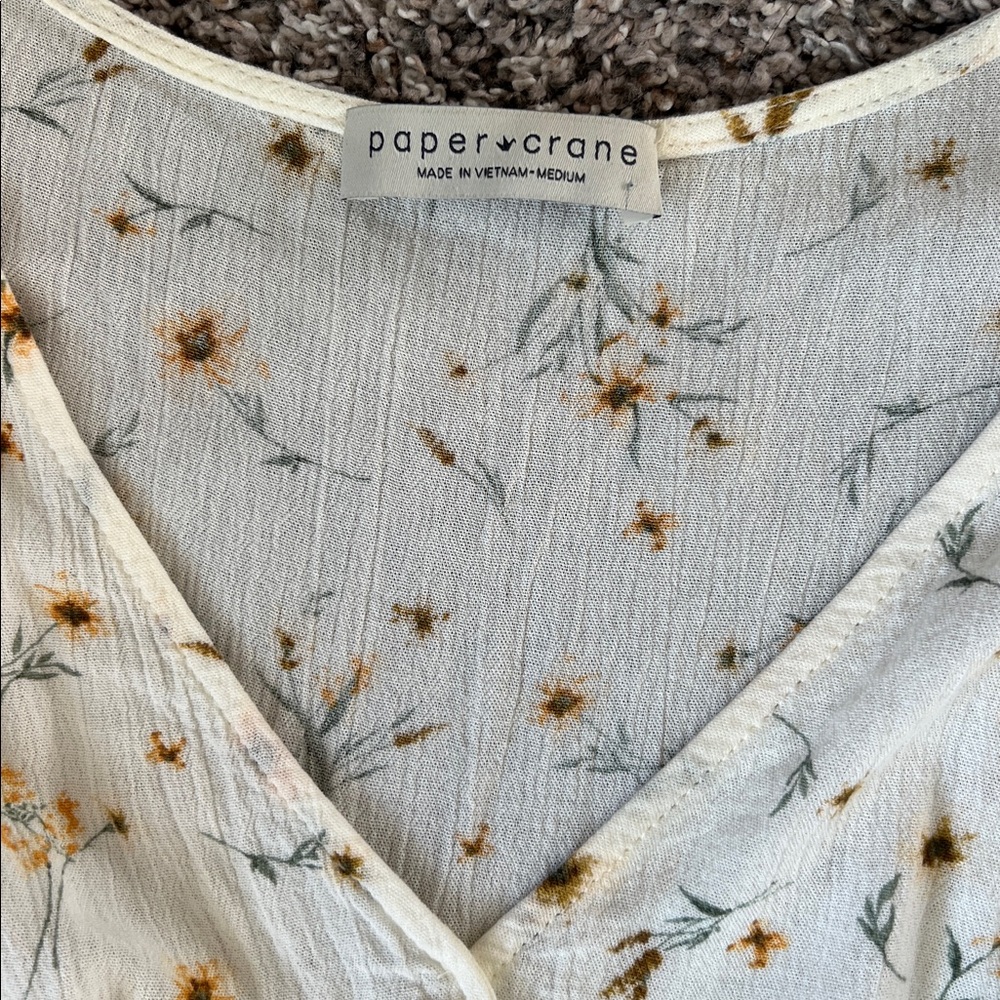 Paper crane 2 Piece Floral Set - Picture 4 of 5